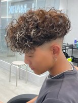 エルマーク 松山(L-MARK)&nbsp;メッシュハイライトスパイラルパーマツイストパーマツーブロック