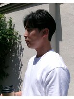 ヒントステーション フォーメンズ(HINTSTATION for Men's)&nbsp;〈浅草 半個室〉 センターパート/ナチュラル