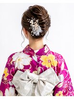 ウィールール 札幌店(WE RULE) 大人可愛い浴衣アップヘア