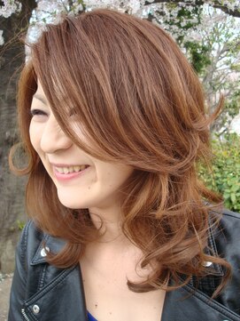 ヘアーメイク シャンプー(hair make shampoo) 大人可愛いルーズスタイル