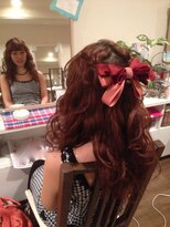 オリーブ(OLIVE)&nbsp;編み込ウェーブヘア