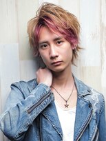 アクティフ(actif)&nbsp;フロントインナーパープル×ワイルドアップバングマッシュ