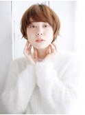 ナチュラルショートボブスタイル