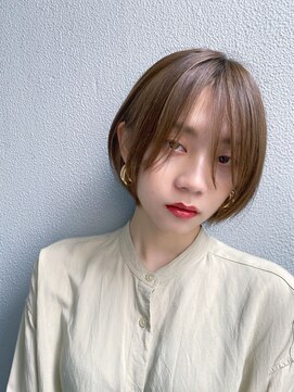 マルツ 銀座(maltu) 丸みショートボブ大人かわいい美髪ネビージュオリージュ