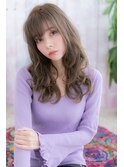 フェザーロング…外人風カラー抜け感ヘアb