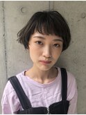大人可愛いミニボブショート