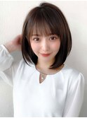大人かわいいエギョモリ ミルクティーブラウン ひし形シルエット