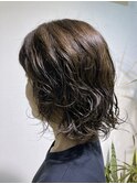 お手入れ簡単ウェーブヘア