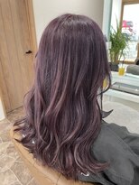 ヘアーディア みどり店(Hair...DiA)&nbsp;パープルガーネット/無造作ウェーブ