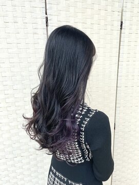 リベラ(LIBERA) ★大人可愛いくびれヘア バイカラー 小顔カットピンクラベンダー