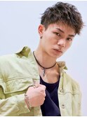 束感ショート/ツーブロック/波巻き/アップバング/元町