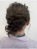 【パーティーヘア　ヘアアレンジ】