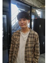 スレイ 西宮(SLAY)&nbsp;波巻きハイライトアップバングツーブロックマッシュ