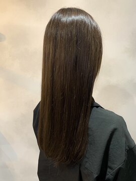 ビスクヘアデザイン(bisq hair design) ロング/ロングヘア/ダークカラー/グレージュ/ストレート