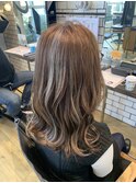 ハイライト × グレージュ