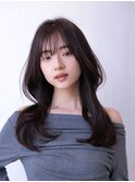 レイヤーカット/小顔/大人かわいい/前髪/20代30代