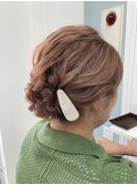 ゆるくるりんぱゴム隠しアップ