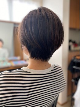 リルグリーン(Lil green)の写真/お客様の8割がショート～ミディアムスタイルをご選択◎周りと差がつくスタイルで貴方の魅力を引き出します
