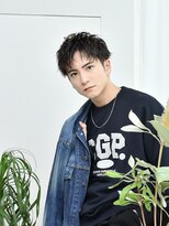 ロアー ヘアー リンク 葛西駅前店(RAWR hair link)&nbsp;【RAWR】ビジネスショートツイストスパイラルパーマツーブロック