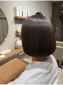 冬にまとまるつやボブ