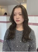 ブリーチ無し 明るめオリーブベージュ