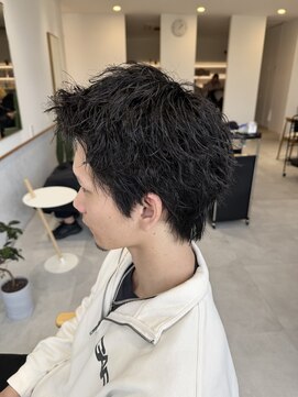 レンジヘアー(lange hair) 【TOKIYA】短髪でもできるソフトツイストパーマ/メンズパーマ