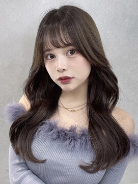 オニキス(ONYX) C02韓国ヘアレイヤーカットグレージュブリーチなしダブルカラー