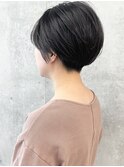 刈り上げショート　ツーブロック　ショートボブ