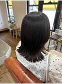 切りっぱなしボブ