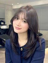 オニキス(ONYX)&nbsp;e59ブリーチなしアイスグレージュトレンド韓国レイヤーカット