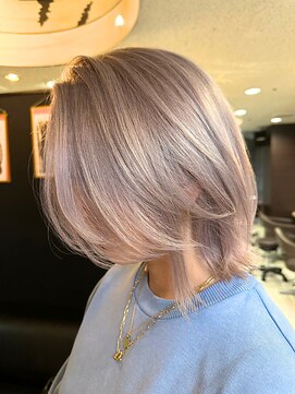 ヘアメイク フォックス 錦店(hair make FOX) 透明感/ダブルカラー/ロング/外国人風/ミルクティーカラー