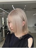 王道ミルクティーカラー10代20代ブリーチカラーハイトーンカラー