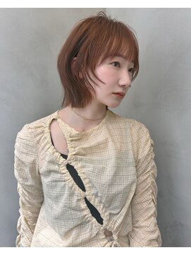 ロンドプロフィール 浦和(Lond profil) 顔まわりレイヤー外ハネ韓国風ヘア髪質改善浦和ボブ