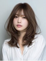 アルトリスト(Altruist Aging×HAIR&SPA)&nbsp;★ダークアッシュ大人ガーリーボブ着物ミディアムレイヤーカット