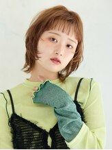 ビィシャイン 小野店&nbsp;ベビーバングの抜け感ショートミディ