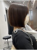 暗めカラー/ボブ/顔周り/前髪/レイヤー/髪質改善/縮毛矯正/大宮