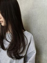 ライン(LINE)&nbsp;レイヤーカット/透明感カラー/髪質改善/バイカルテ