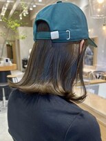 シベルバレー 横浜(sibell)&nbsp;＊20代30代切りっぱなしボブタッセルボブ顔周りレイヤーオリーブ