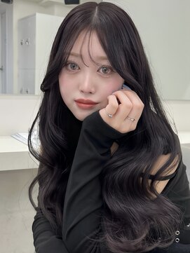 アイトーキョーエス 渋谷(AI TOKYO S) ラベンダーグレージュブリーチなしダブルカラー透明感カラー前髪