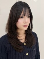 アイトーキョーエス 渋谷(AI TOKYO S) 着物ヘア/ダークアッシュ/ミディアムレイヤーカット/渋谷