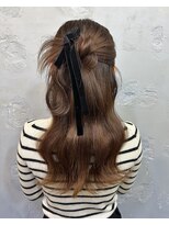 エフェ(effet)&nbsp;カチモリのハーフアップ☆