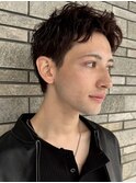 海外風ベリーショートナチュラルツーブロック 外国人風 A0309