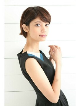 ニコ(NiCO) 【NiCO 八戸】伸ばしかけ 耳かけ 丸みショート 大人ボブ ♪