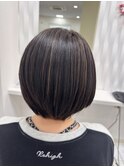 白髪ぼかしハイライト