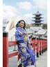 【女性限定】着物レンタル＋小物＋ヘアセット　￥3,300～