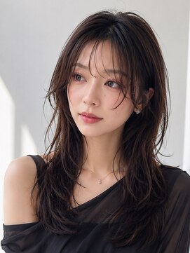ノラ ギンザ(NORA GINZA) レイヤーカット×ウルフ×シースルーバング20代30代40代50代60代