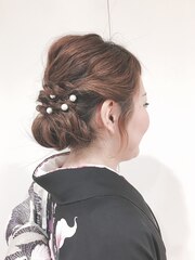 お着物ヘアーセット