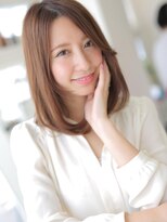 アグ ヘアー フラン 盛岡本宮店(Agu hair fran)&nbsp;ツヤめく仕上がりで上品なふんわりストレート
