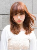 重ため前髪 卵型 まとまるカット 髪質改善