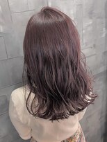 ヘアサロンM 新宿&nbsp;デザインカラー/厚めバング/ローライト/スリークボブ